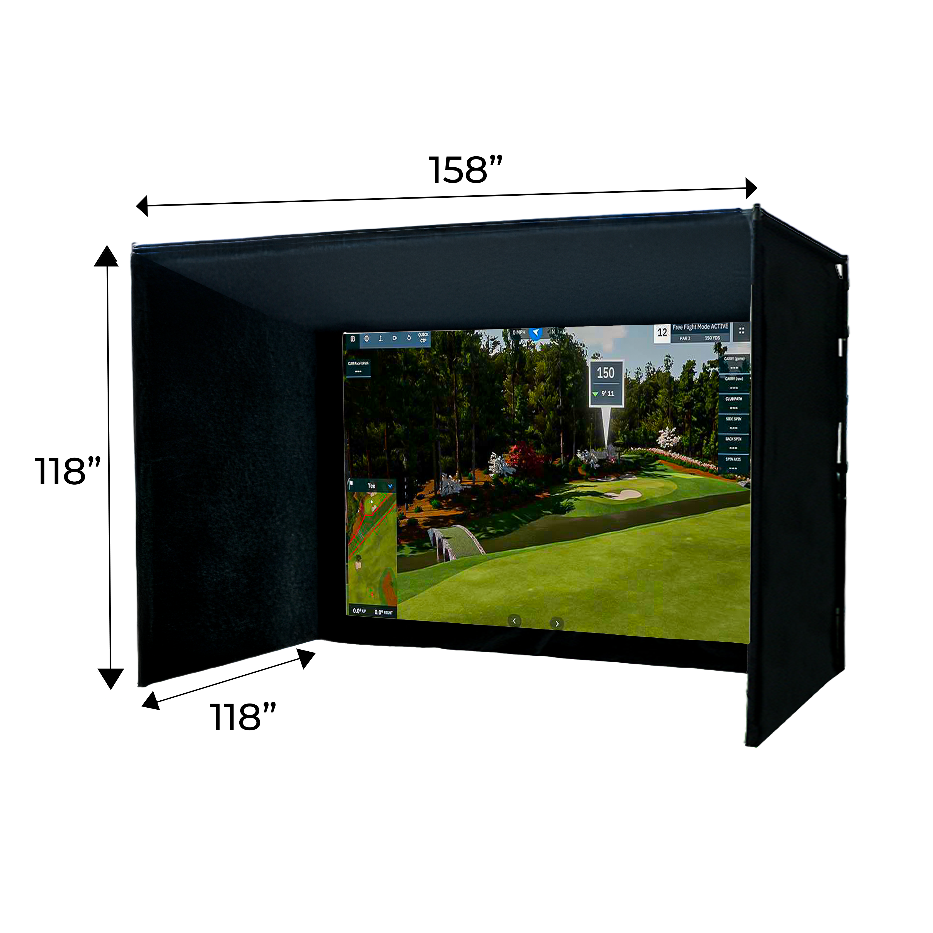 Elite Albatross 13 Golf Simulator Enclosure – Premium Quality