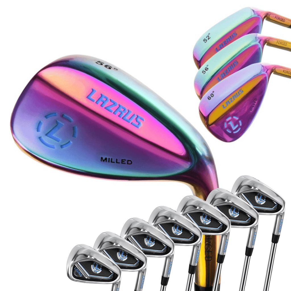 Lazrus Golf Wedges Set or Individual - Forged 50, 54, 58 | Gap, Sand, Lob Wedge (Right Hand)
