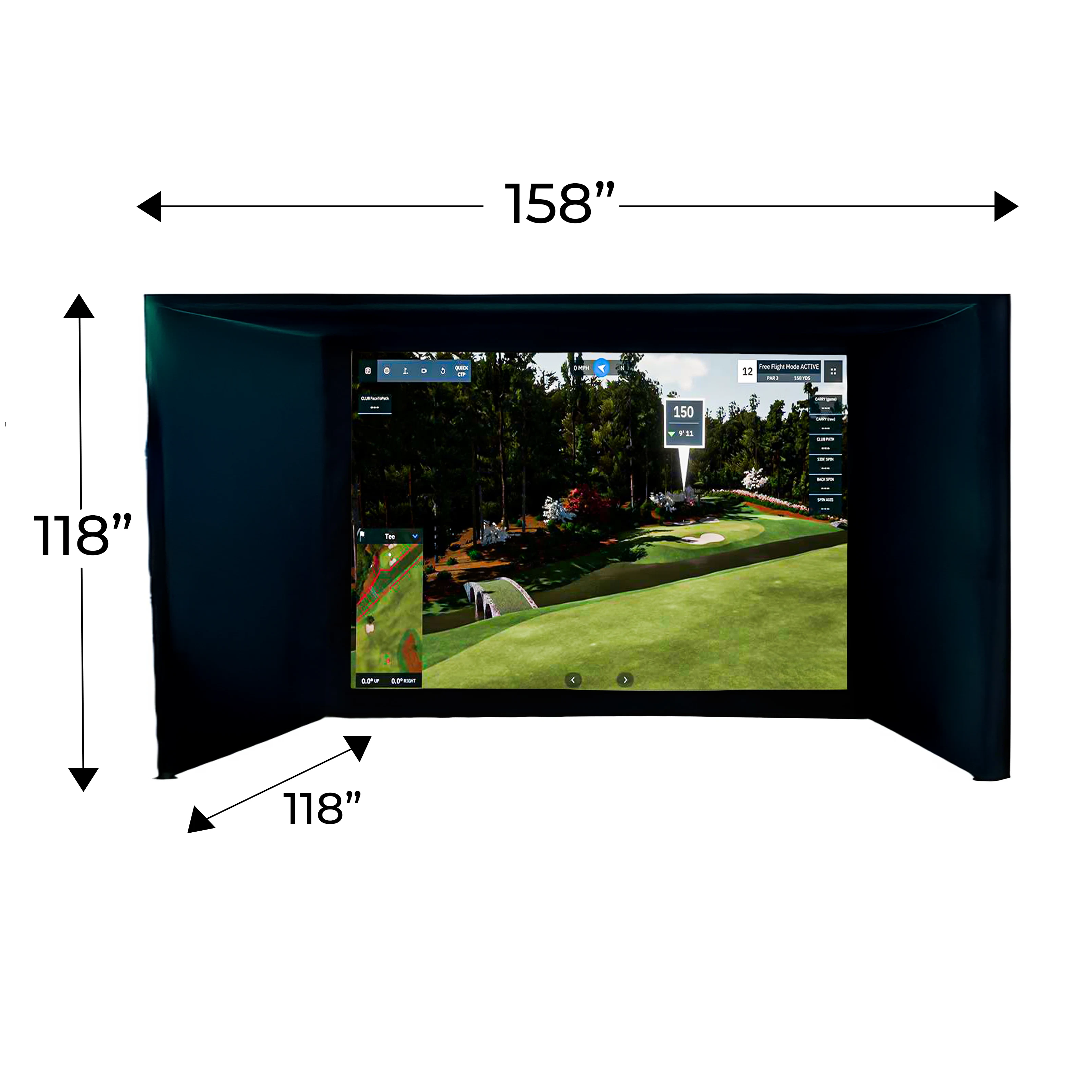 Elite Albatross 13 Golf Simulator Enclosure – Premium Quality